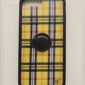 Yellow Plaid Wildflower Phone Case iPhone 7/8 plus